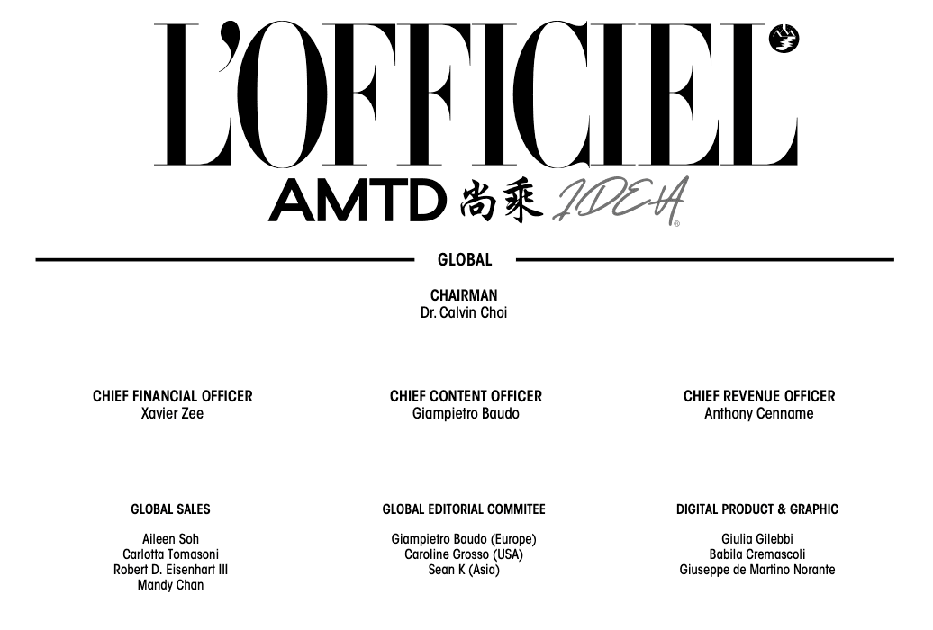 L'Officiel Masthead